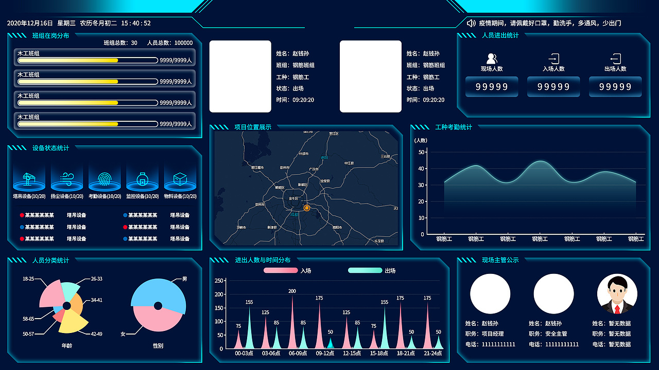 云平台数据大屏（图ZMjYwNTE1MzI4） - 软件界面 - 站酷设计师敬QQQQ原创素材 - 站酷ZCOOL