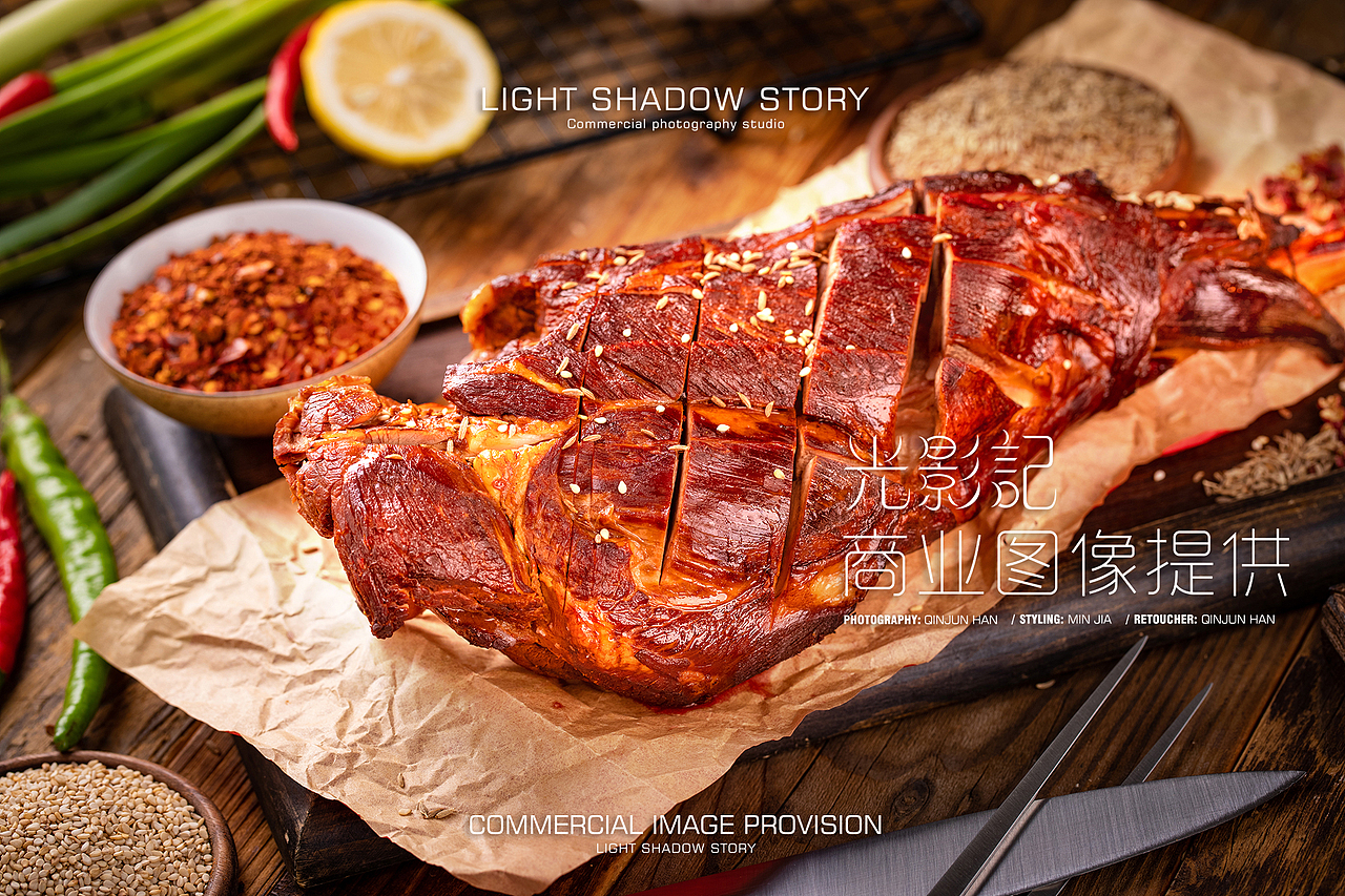 【平面】| 食乐康 ✖ 光影记 - 内蒙烤羊腿、羊排拍摄
