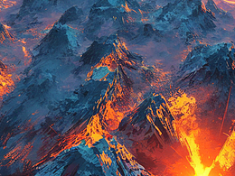 #AI创作实验室#城市高空晚霞