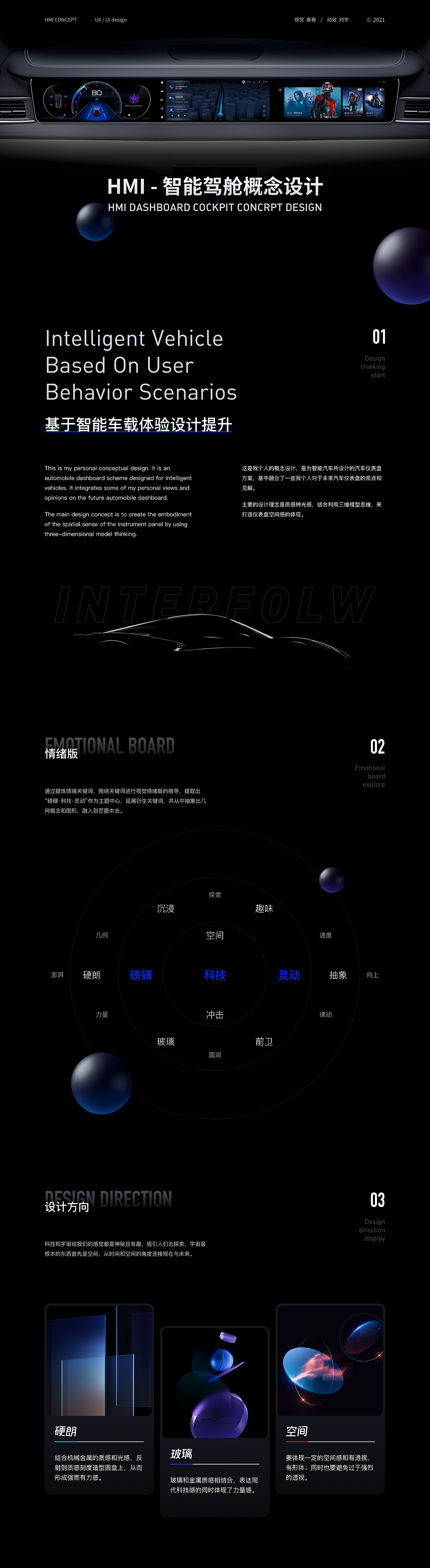HMI - 智能驾舱概念设计（图ZMjgzMzAyMjgw） - 其他UI - 站酷设计师春春spring原创素材 - 站酷ZCOOL