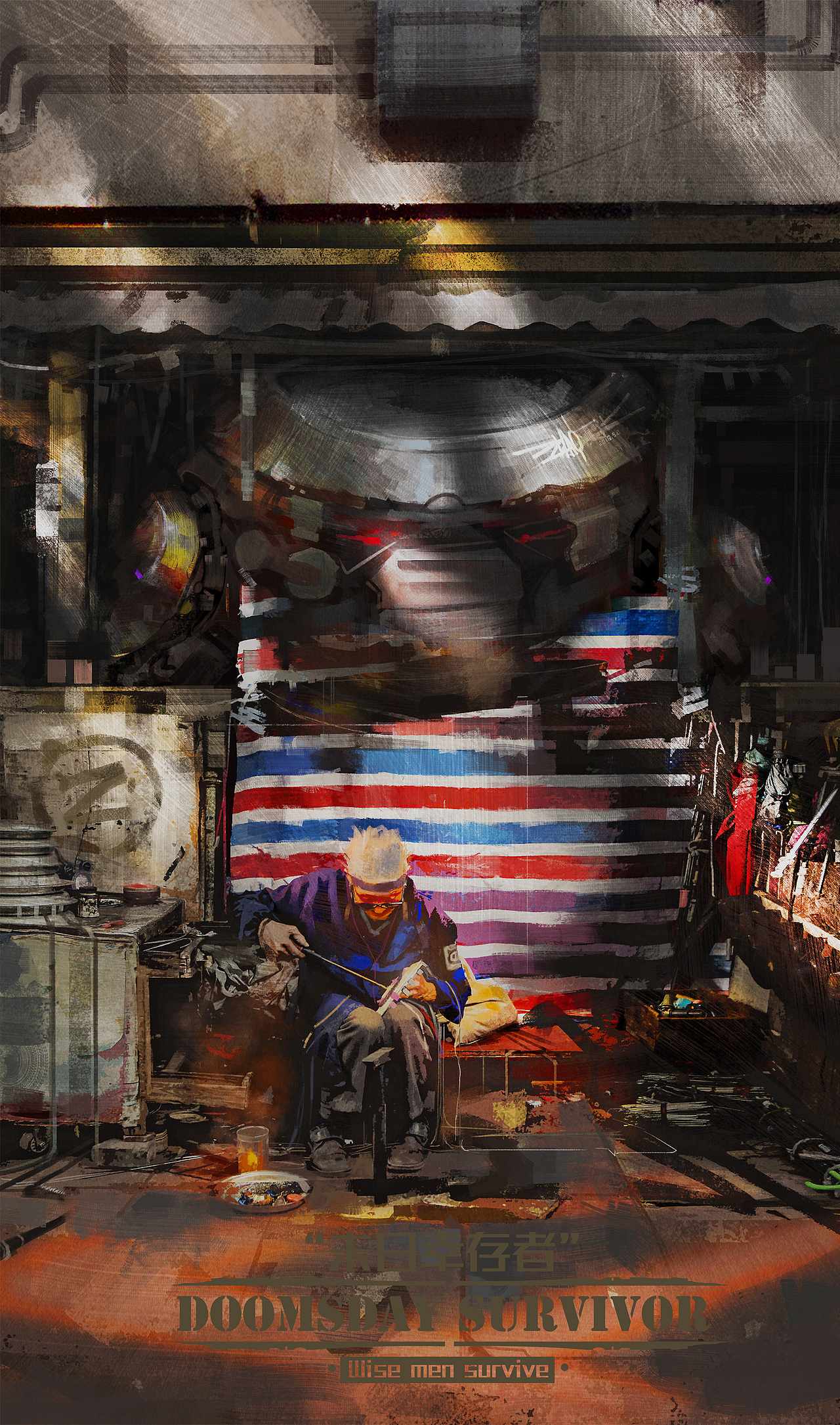 《doomsday幸存者》 赵震北iz原画系列|插画|绘本|赵震北_原创作品