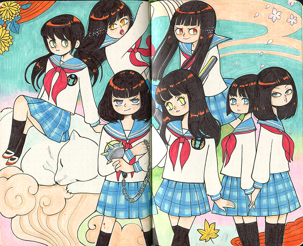 脑洞涂鸦本（图ZMTIxNjUzMTky） - 创作习作 - 站酷设计师applenana原创素材 - 站酷ZCOOL