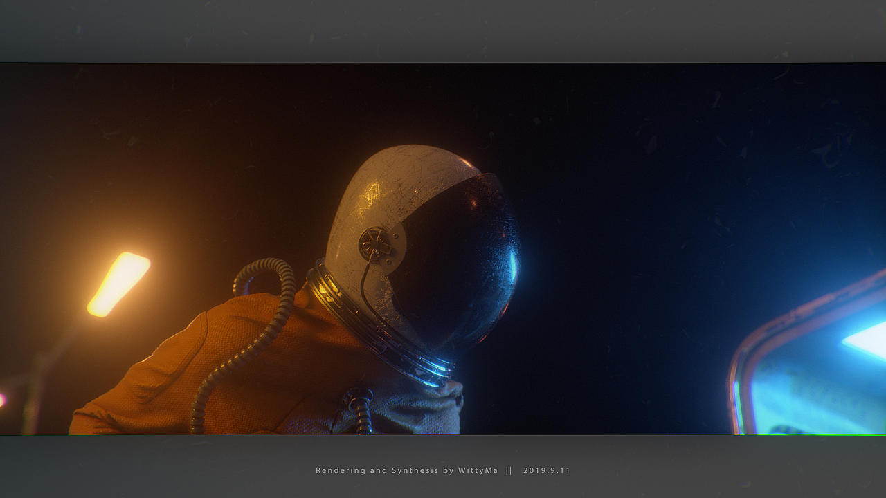 OC宇航员场景渲染