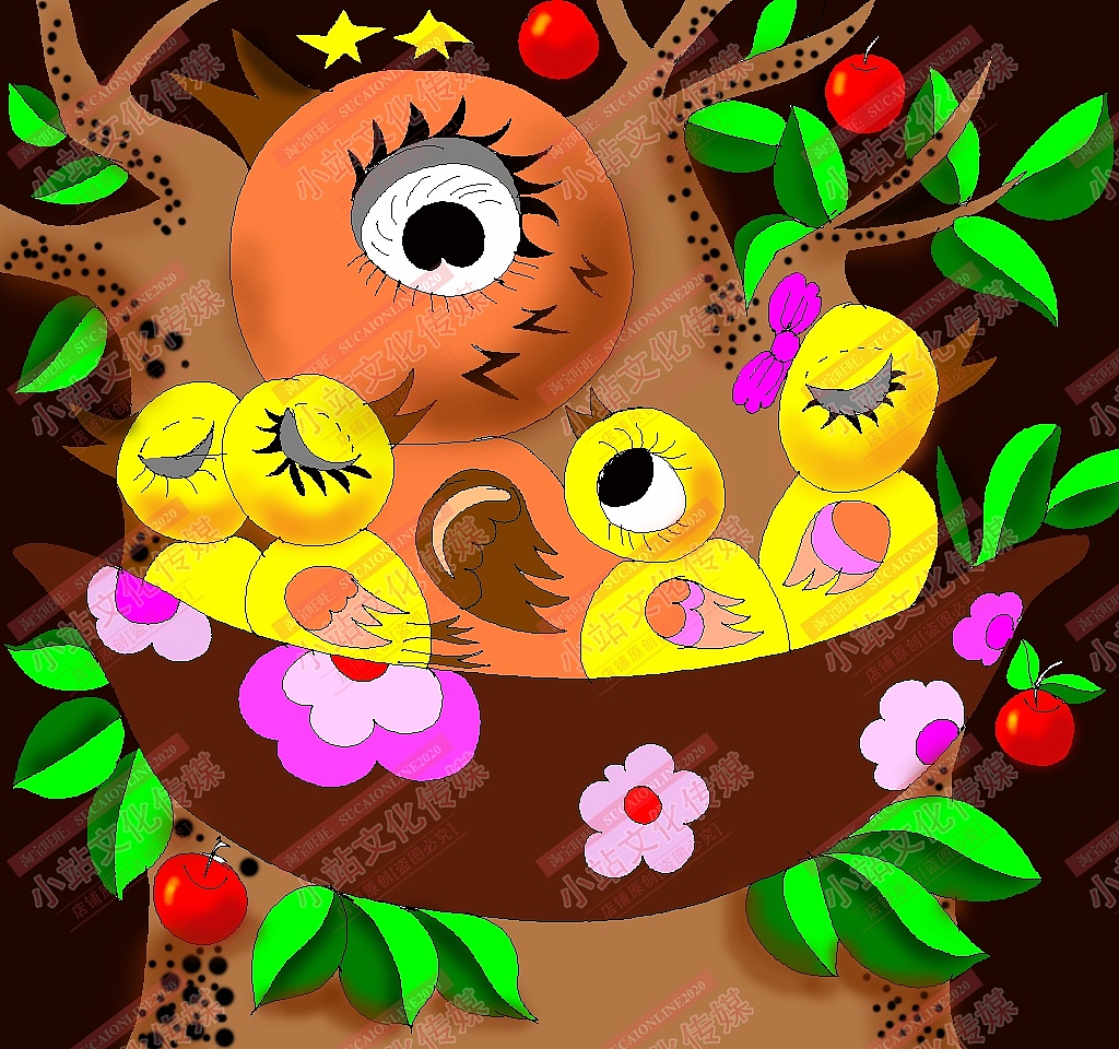 电脑作品学生绘画作品中小学电脑绘画作品制作