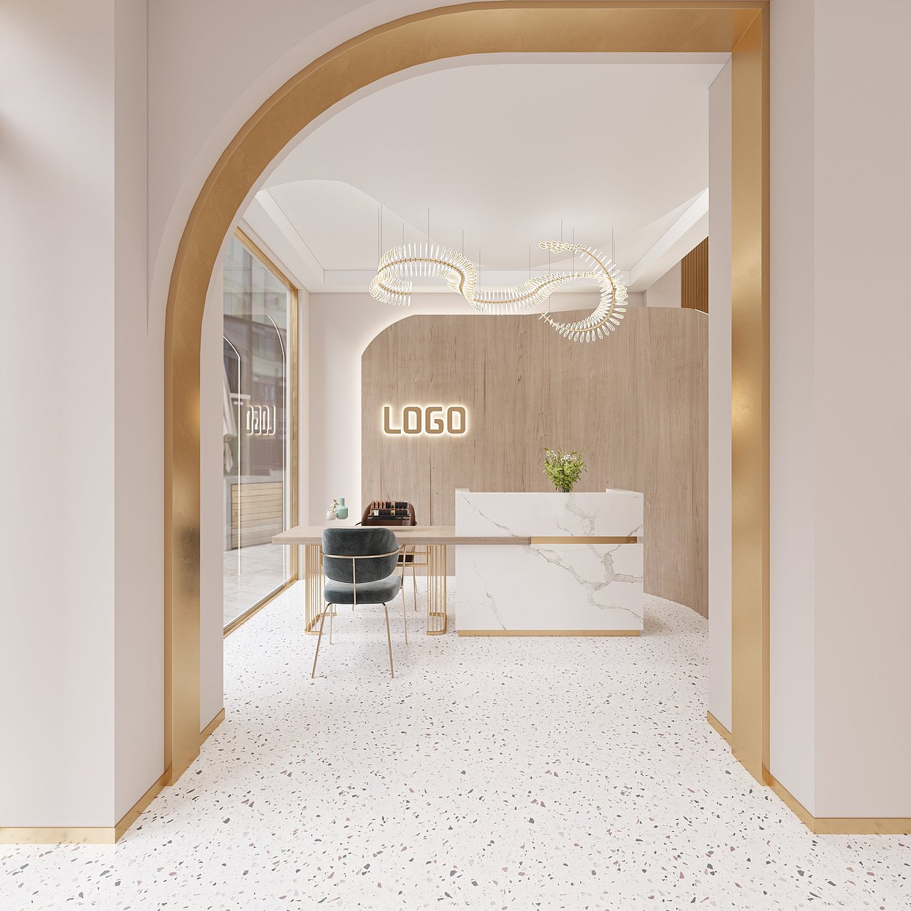 哇哦,从未见过如此清新脱俗的轻奢风美容院!