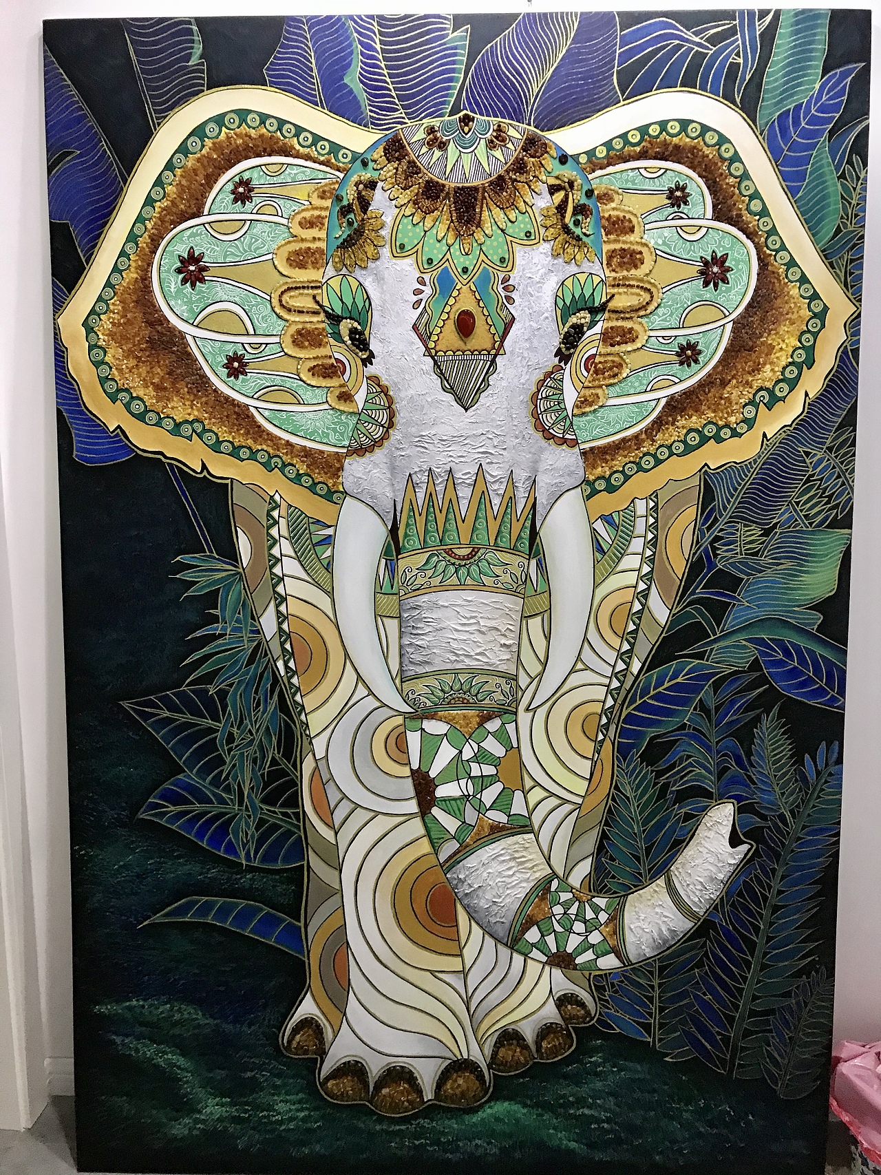 【原创】琥珀蜜蜡装饰画祝观者吉🦣祥如意！