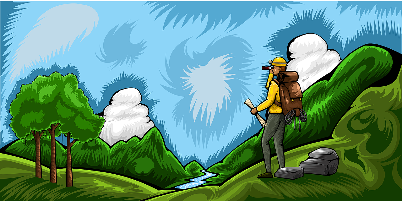 版画风品牌插画