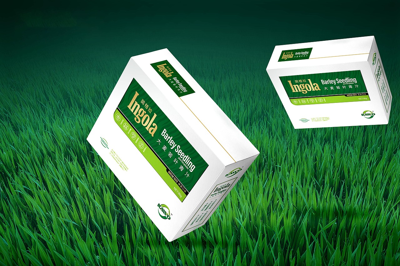 大麦若叶青汁固体饮料包装设计