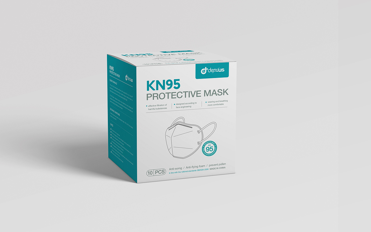 KN95口罩包装设计