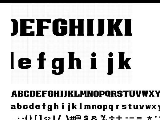 衬线粗字母 英文——Wireking song（个人主页-ZNDg3ODc1NDQ=） - 字体/字形 - 站酷设计师葫芦神原创素材 - 站酷ZCOOL