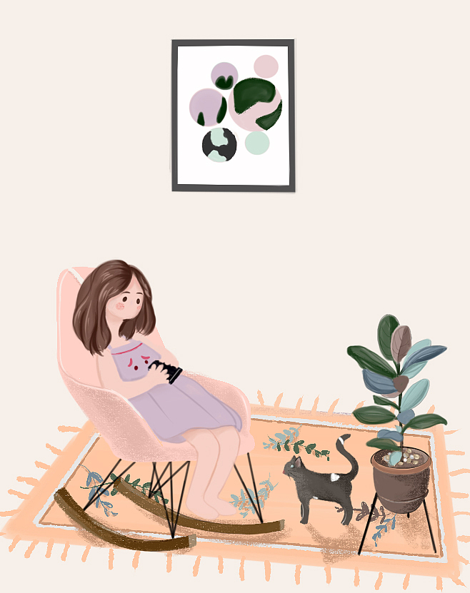 闲下来慢慢待着