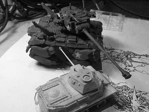 1:72 T466 FDM打印