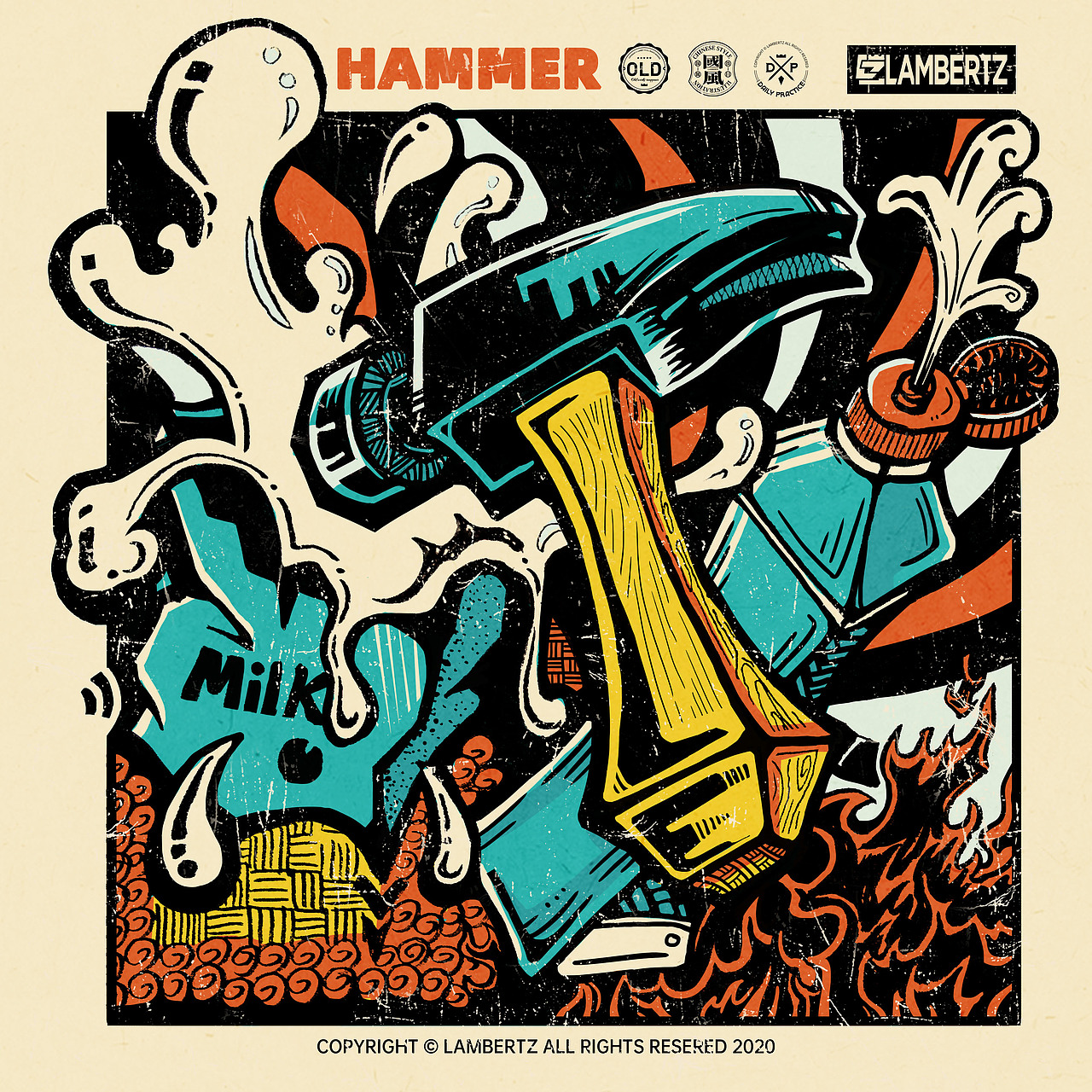 复古插画合集（图ZMTk2Njg4Mjk2） - 创作习作 - 站酷设计师画画的LAMBERTZ原创素材 - 站酷ZCOOL