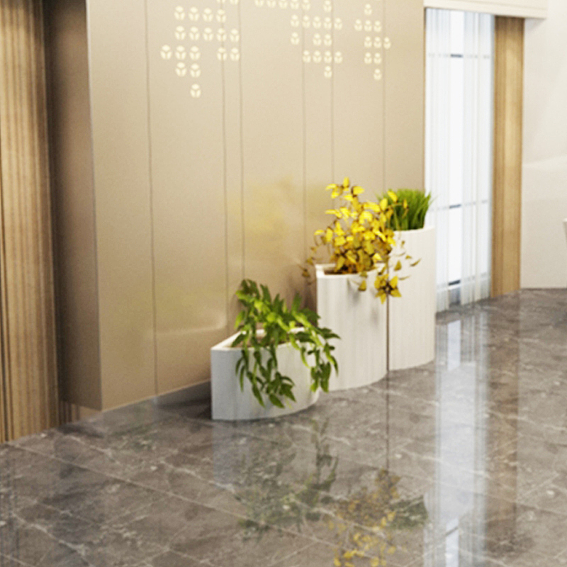 玻璃钢扇形花盆