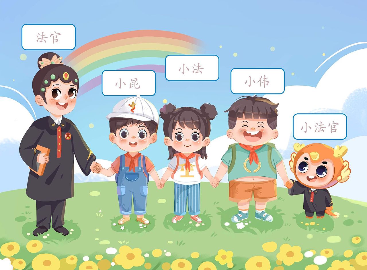 儿童插画,图书插图