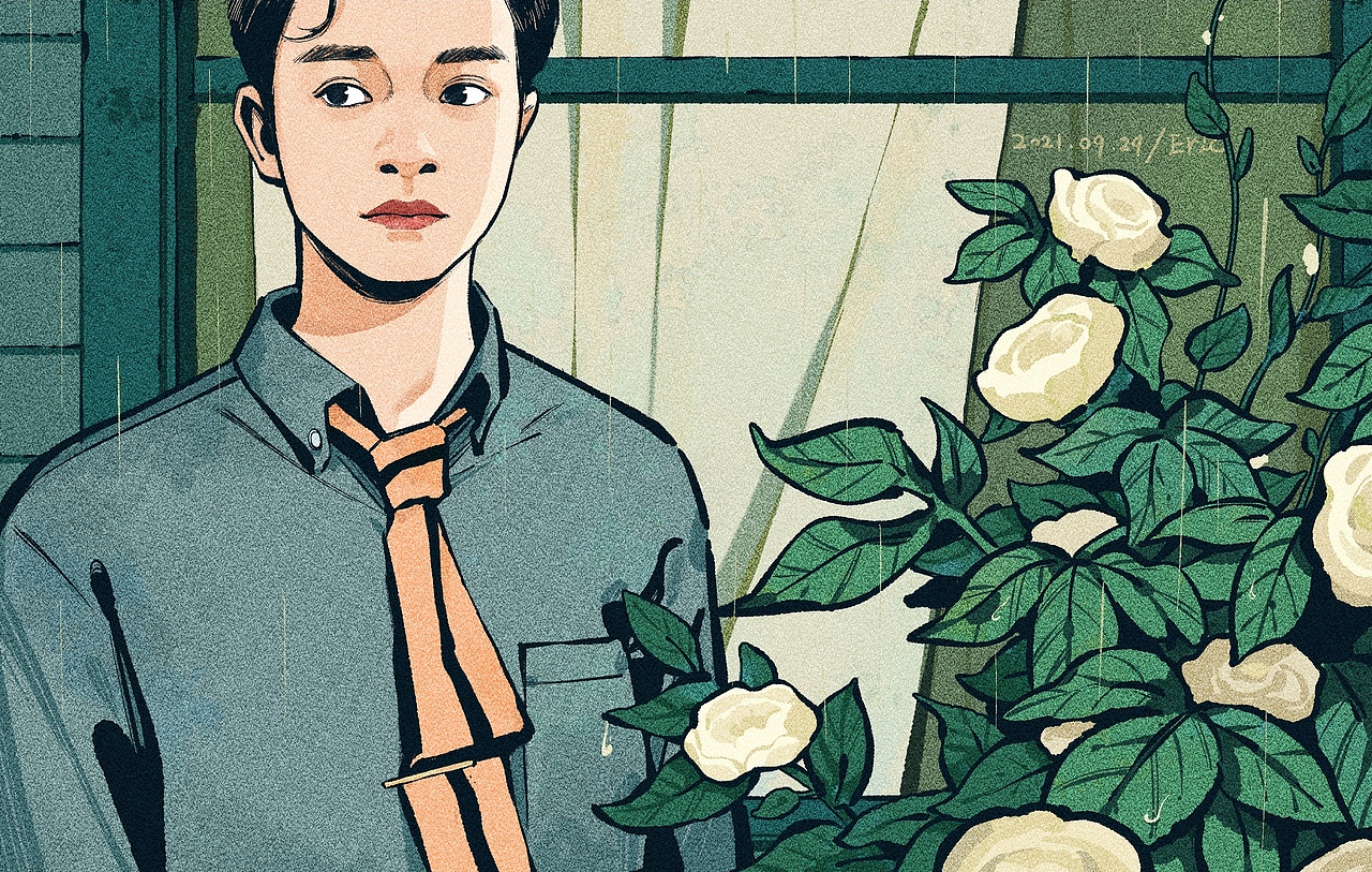 【原創(chuàng)插畫】張國榮（圖ZMjc1NDE4NTYw） - 創(chuàng)作習(xí)作 - 站酷設(shè)計(jì)師一只張小布原創(chuàng)素材 - 站酷ZCOOL