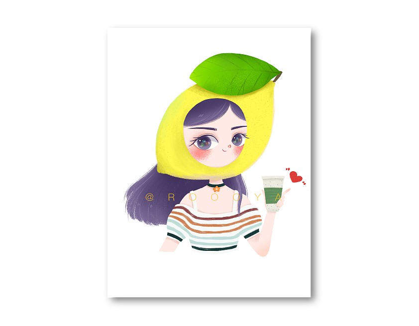 水果系列女生头像