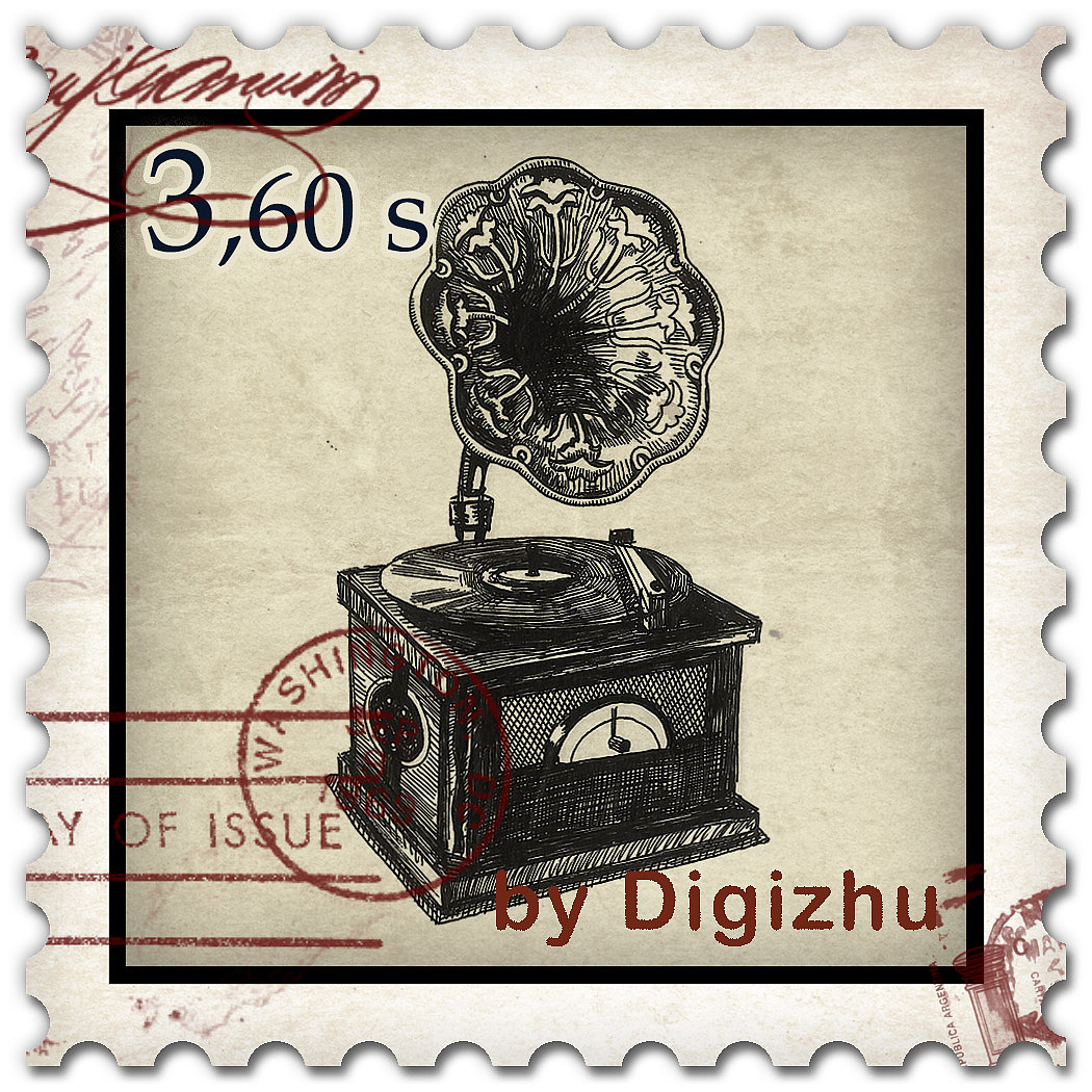 如何制作一张复古邮票!