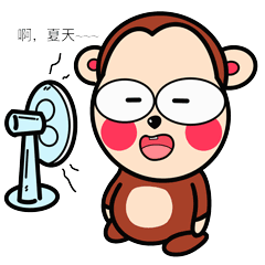 十二生肖之大眼猴表情包