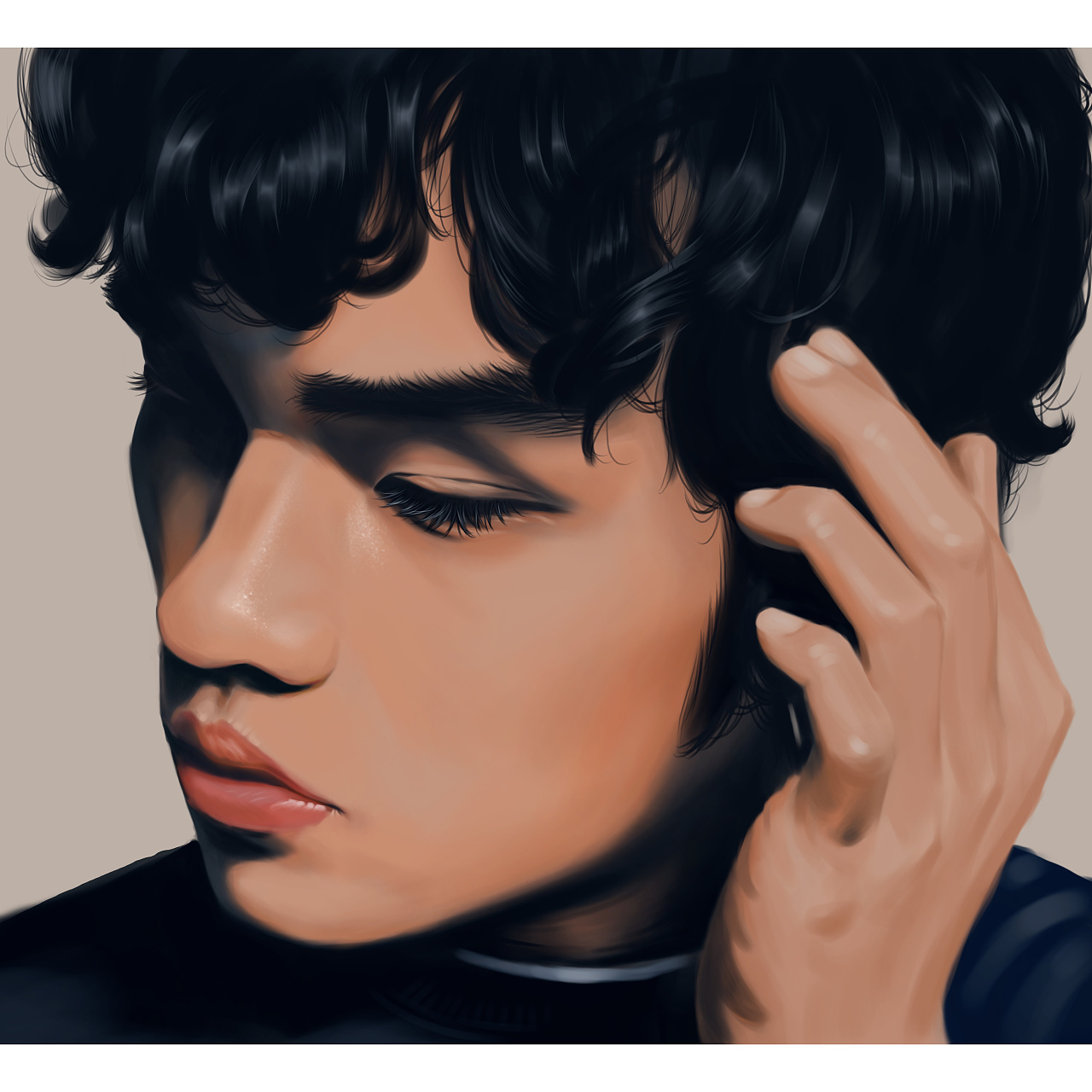 厚涂人像-周杰伦