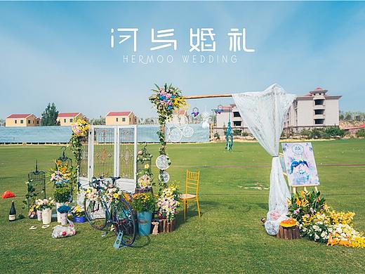 河马婚礼｜户外婚礼（绿色＋金色）