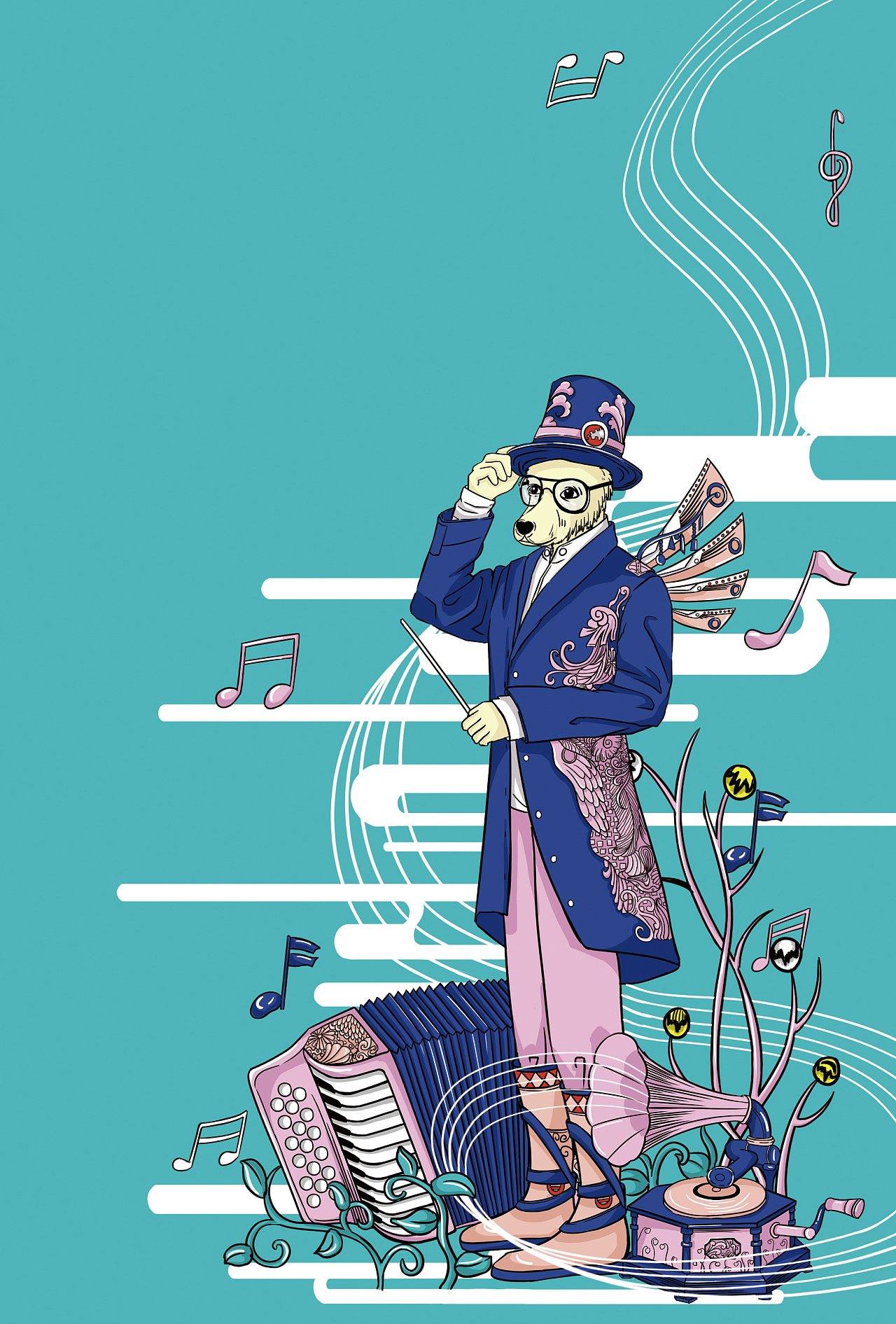 宠物零食宣传册封面插图|插画|商业插画|小阿炎君 - 原创作品 - 站酷