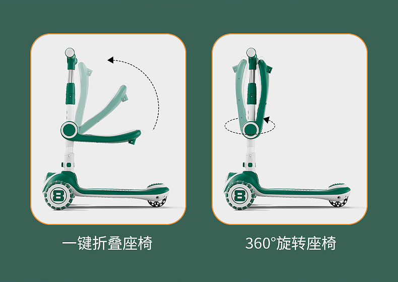 滑板车童车渲染详情页设计（图ZMjgyMDAyOTcy） - 电商 - 站酷设计师北御视觉原创素材 - 站酷ZCOOL
