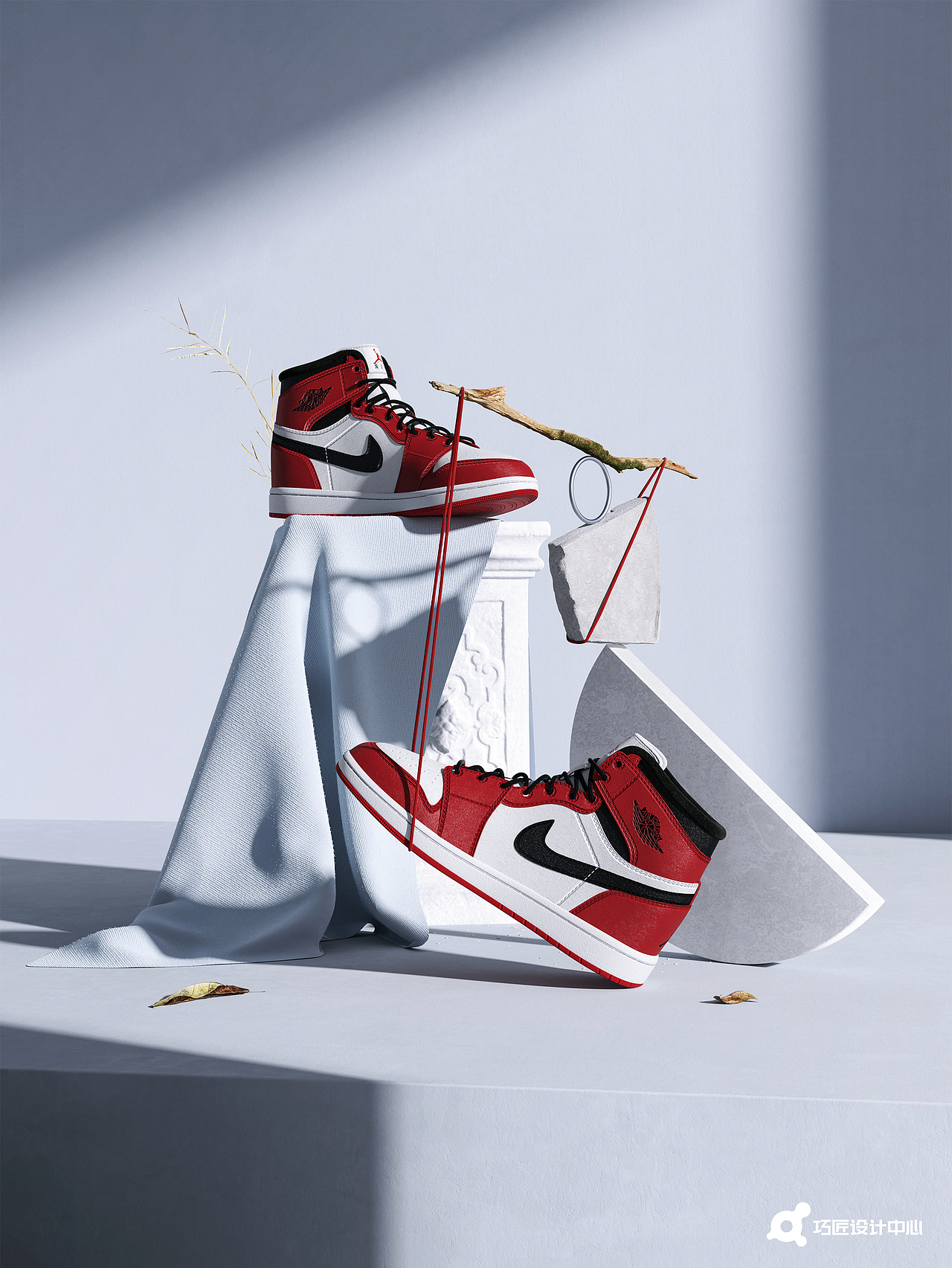 电商主KV三维渲染/3C/化妆品