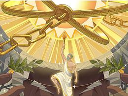 希臘神話插圖系列