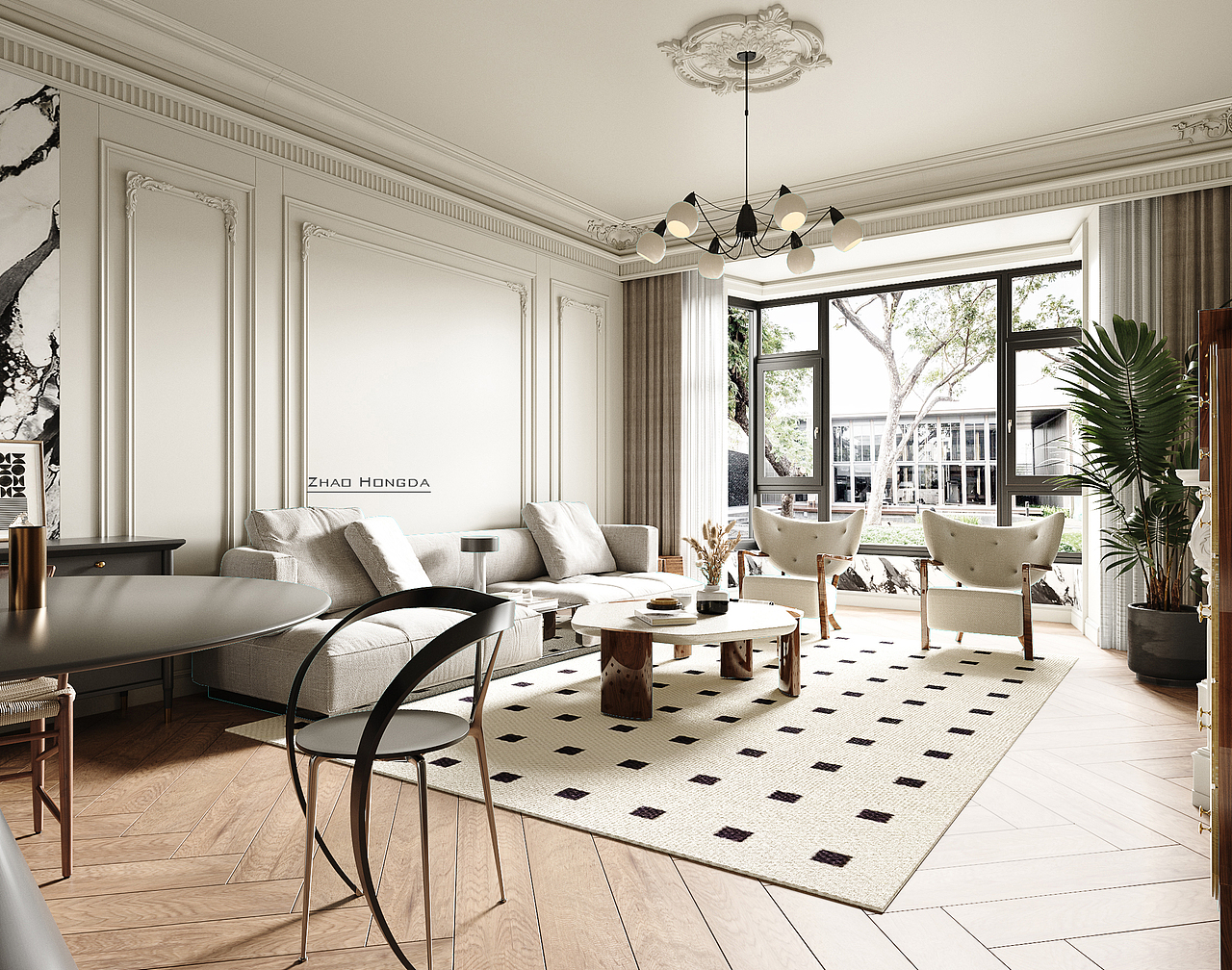 法式复古表现（图ZMzI5NDk3MzA0） - 家装设计 - 站酷设计师赵HongD原创素材 - 站酷ZCOOL