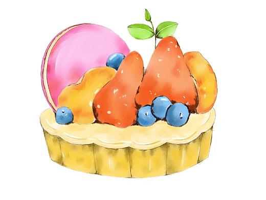 蛋糕插画