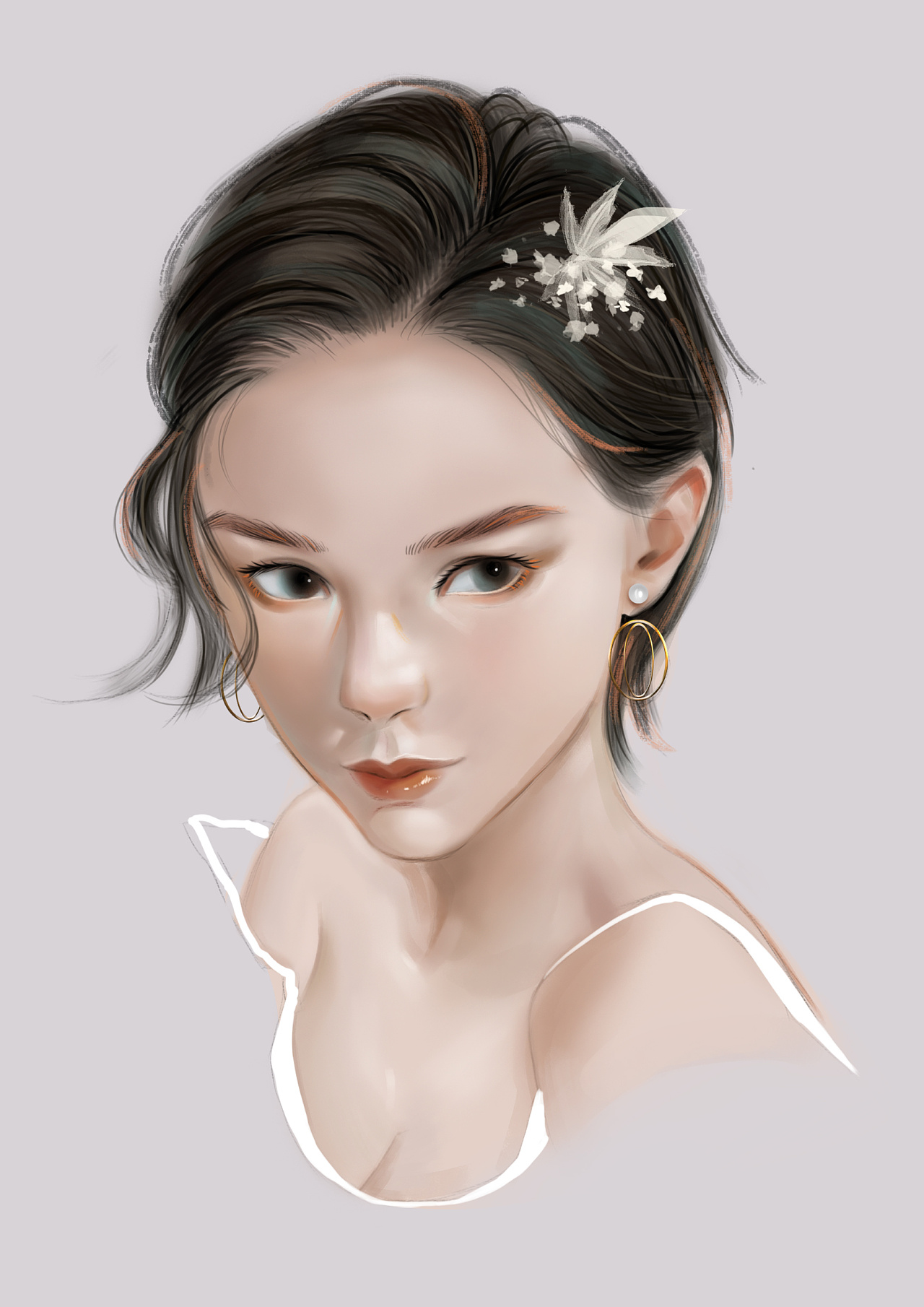 人物插画习作|插画|插画习作|婚礼美学研究室 - 原创作品 - 站酷