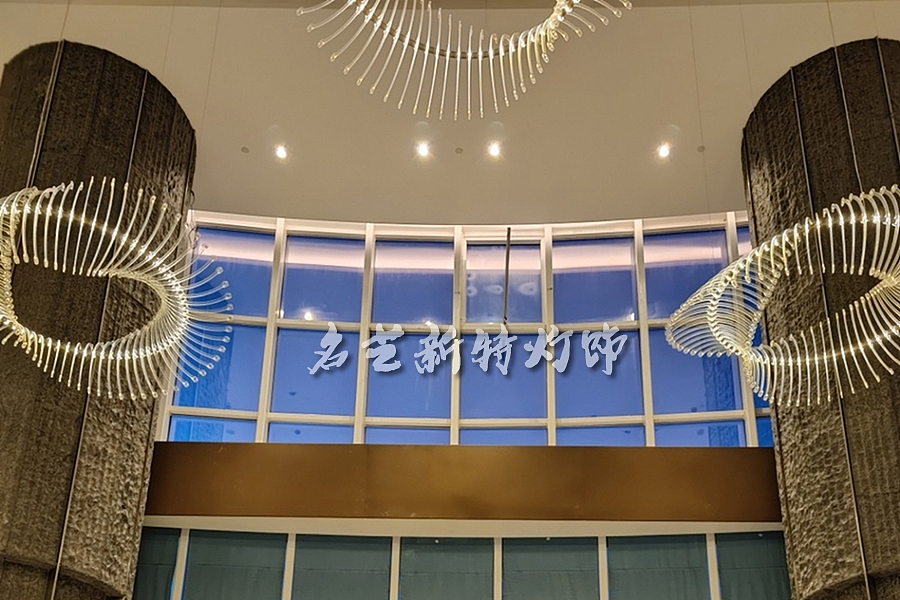 温德姆酒店大厅吊灯定制