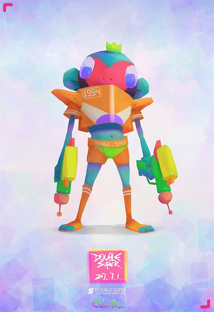 Color Box（图ZODQ4ODA5MTI=） - 新锐潮流插画 - 站酷设计师宇宙人烧烧原创素材 - 站酷ZCOOL