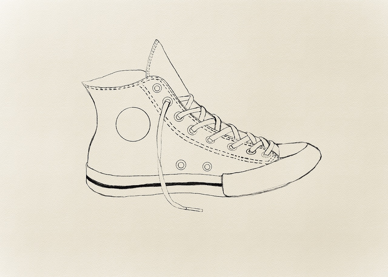 迎春配色帆布鞋