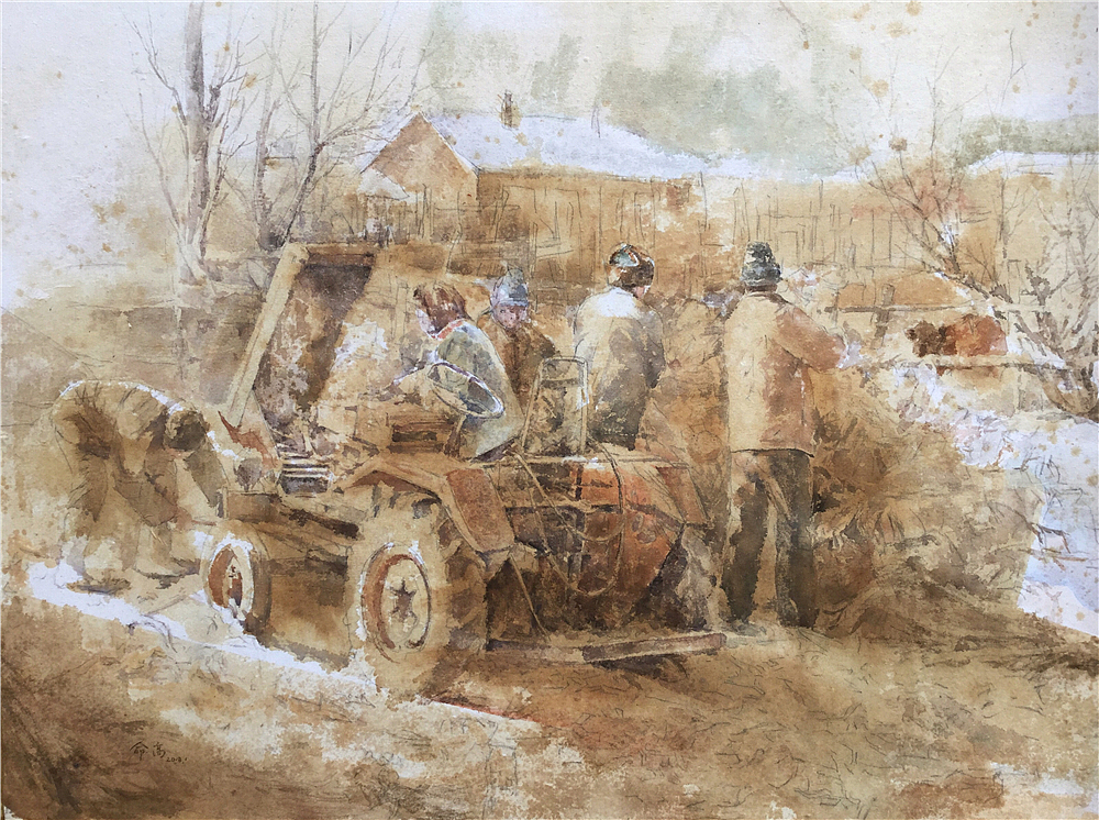 青年画家余命高作品欣赏（图ZMTEwNDkzMDQ0） - 绘画 - 站酷设计师艺点画评原创素材 - 站酷ZCOOL