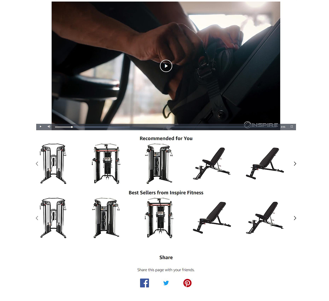 健身亚马逊首页店铺装修 