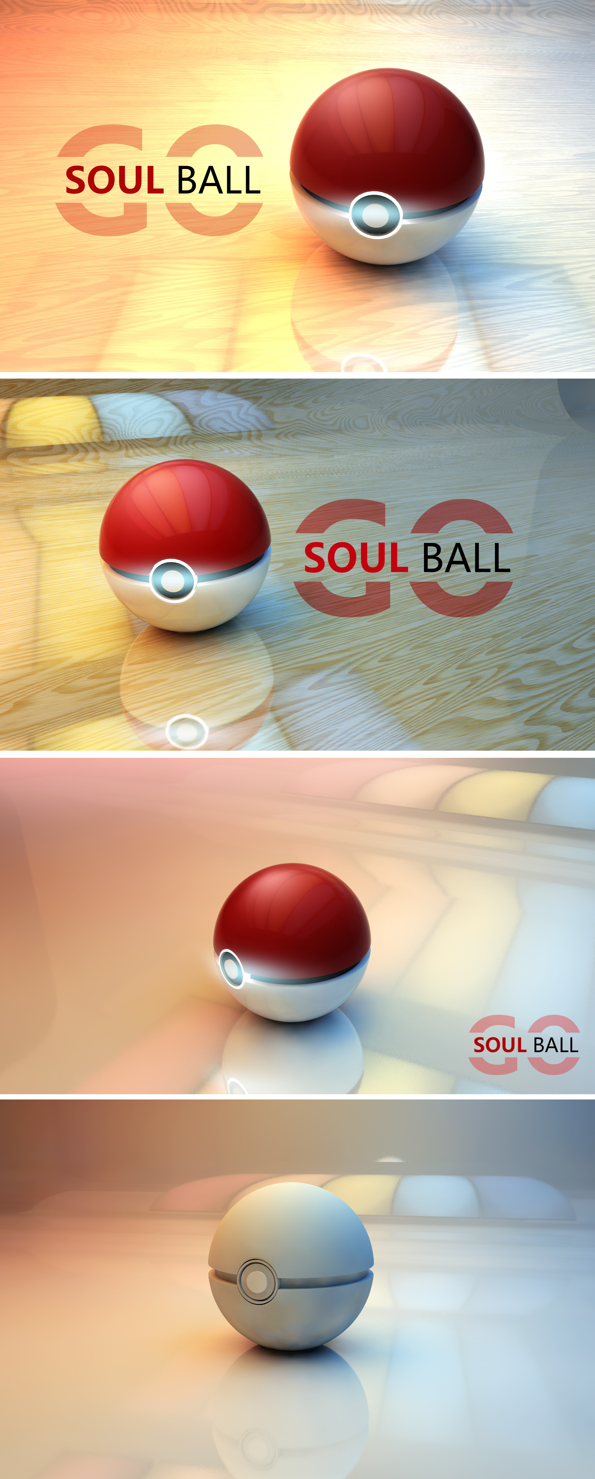 c4d 立体精灵球-草根练习