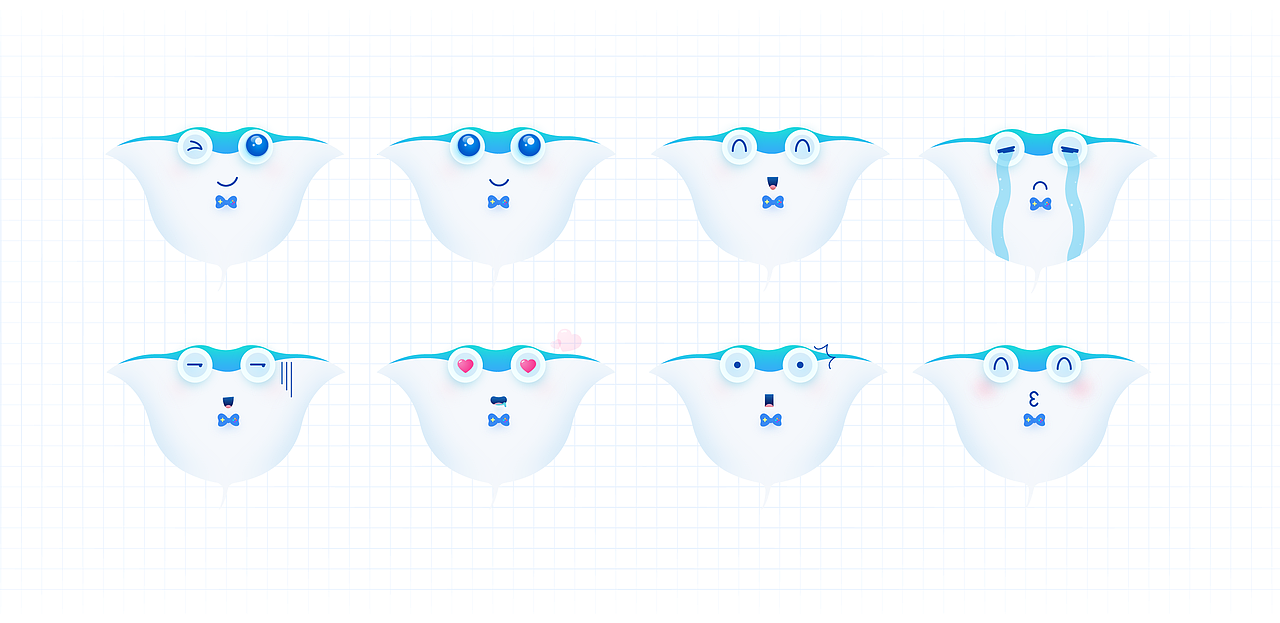 天鱼游戏吉祥物（图ZMTQ3MDI2NDYw） - IP形象 - 站酷设计师Flow_K原创素材 - 站酷ZCOOL