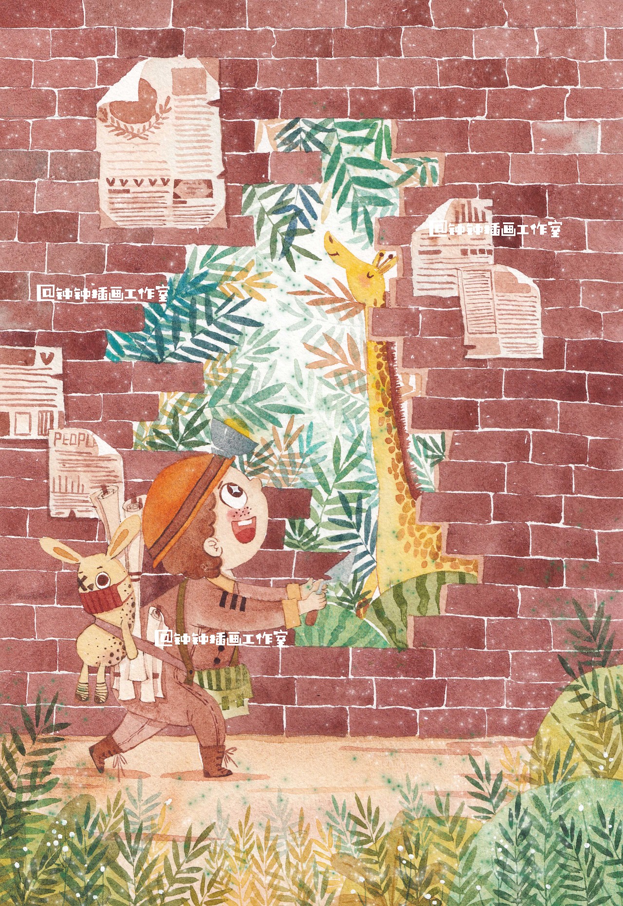 工作室成员介绍-卷心菜（图ZMTU5OTMxOTIw） - 儿童插画 - 站酷设计师钟钟插画工作室原创素材 - 站酷ZCOOL