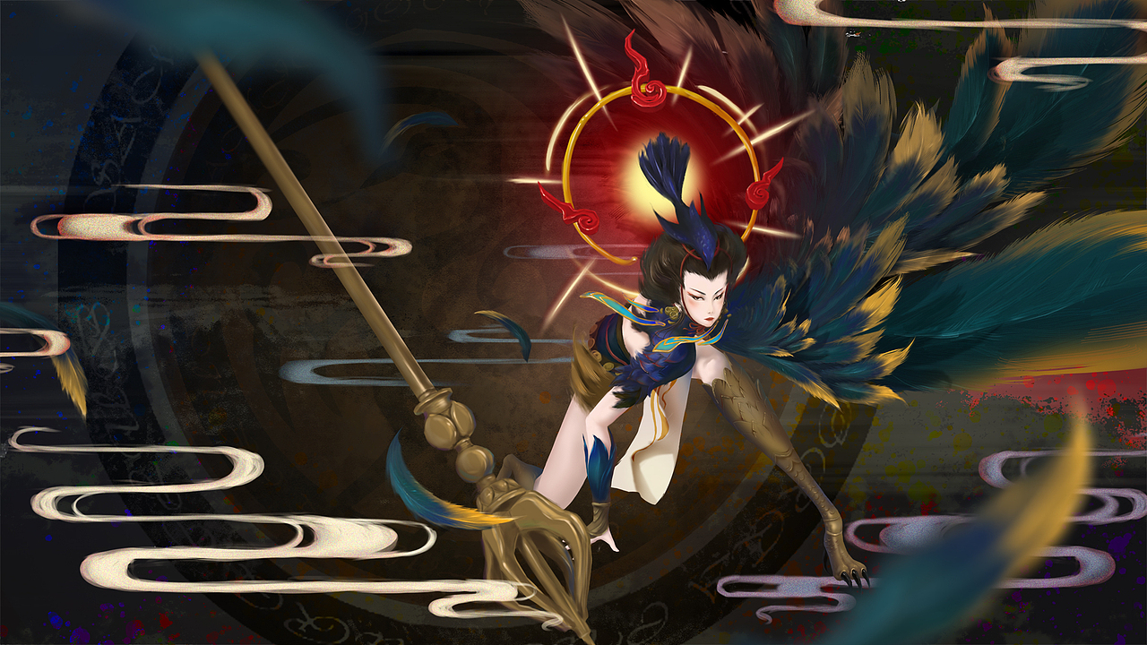 神都夜行录 金乌（图ZMjI1NTE5MDg4） - 艺术插画 - 站酷设计师喜欢读书原创素材 - 站酷ZCOOL