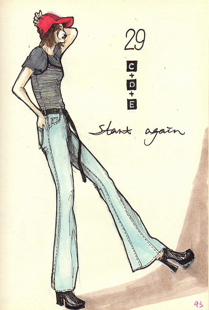 16-18年 手绘女装穿搭合辑（图ZMTI3MDU4Mjg4） - 休闲/流行服饰 - 站酷设计师小保子原创素材 - 站酷ZCOOL