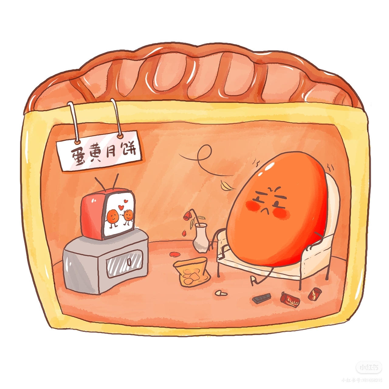 關(guān)于中秋月餅的一些小聯(lián)想～（圖ZMjI2Mjk0MDky） - 創(chuàng)作習(xí)作 - 站酷設(shè)計(jì)師xcai多放香菜原創(chuàng)素材 - 站酷ZCOOL