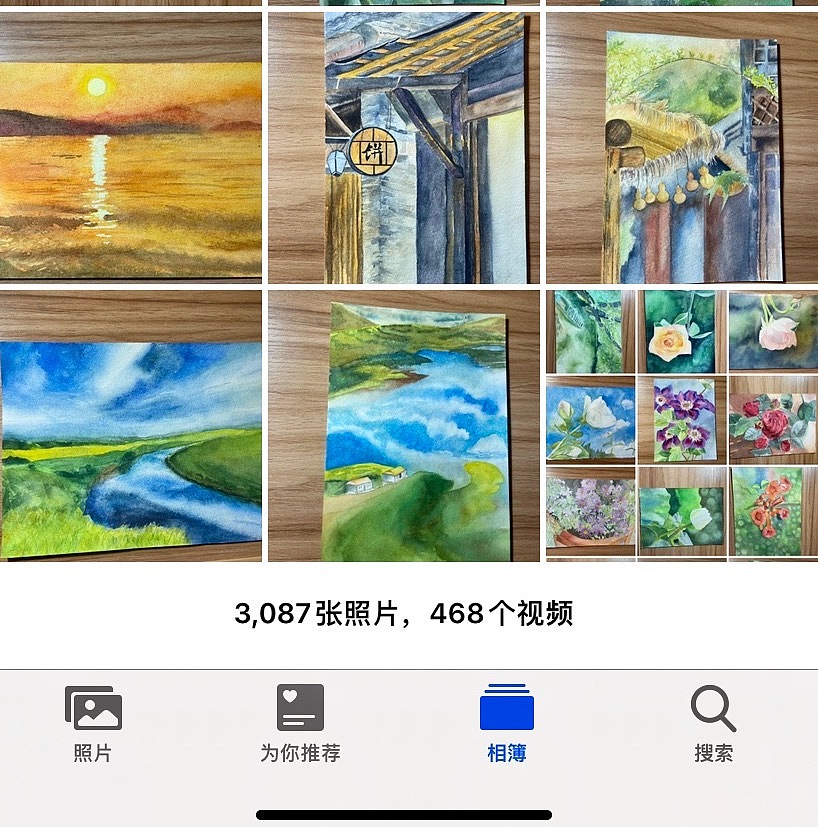 水彩静物风景花卉合集