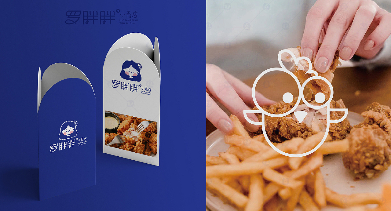 罗胖胖小食店丨LOGO包装设计轻食品牌