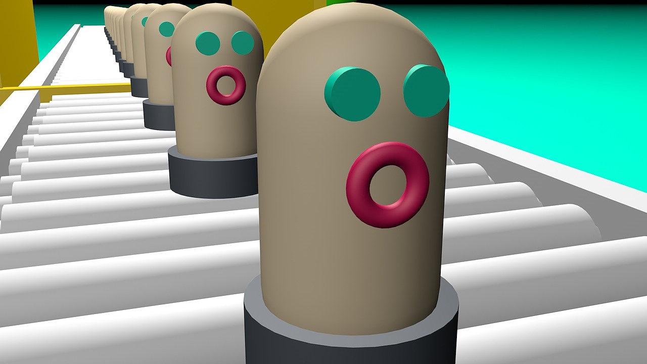 C4D粒子 克隆 动力 渲染