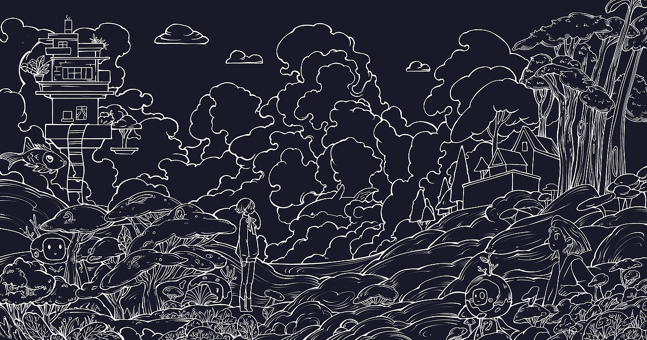 《梦境》— 寻（图ZMzUzMTI5NzY0） - 商业插画 - 站酷设计师饭团食品包装设计原创素材 - 站酷ZCOOL