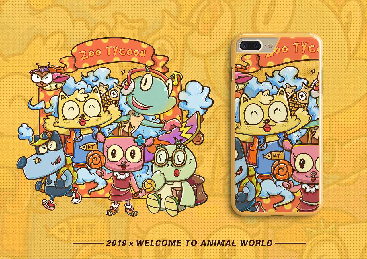 动物乐园-IP插画设计