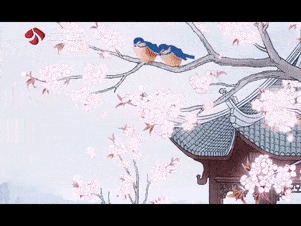 子鵺坊插画|江苏卫视2022年春晚《粉墨》节目特效插画