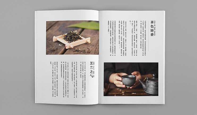 画册 茶の画册海报VI